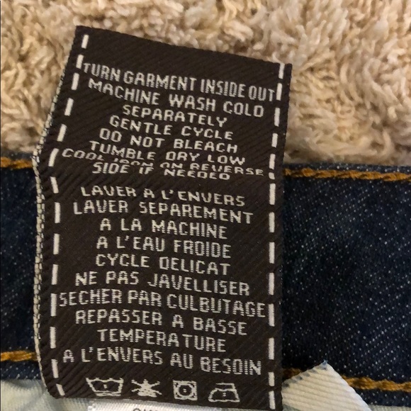 7 For All Mankind Distressed Patched Standard Jean - Picture 6 of 7